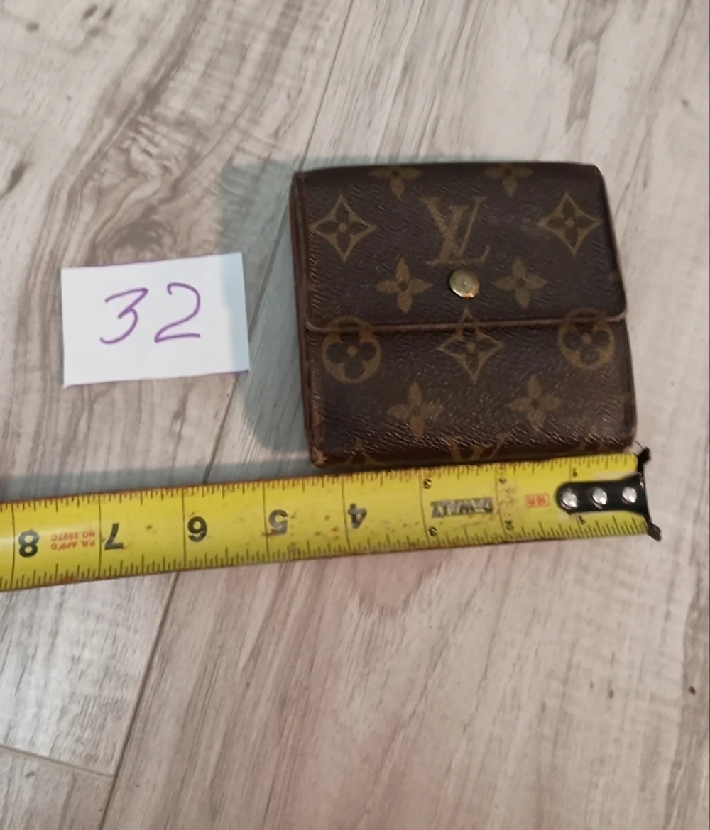 Authentic Louis Vuitton Monogram Portefeiulle Elise Trifold Wallet